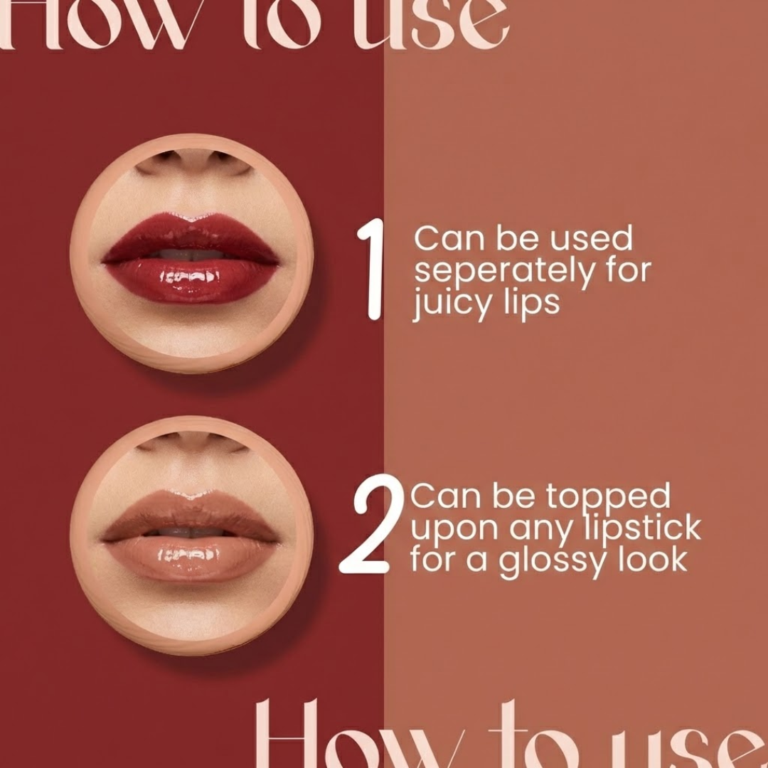 Rare Beauty Soft Pinch Tinted Lip Oil – Pack of 2 | Moisture-Rich, Plumping & Lightweight Lip Gloss in Woodish Red & Brownish Nude