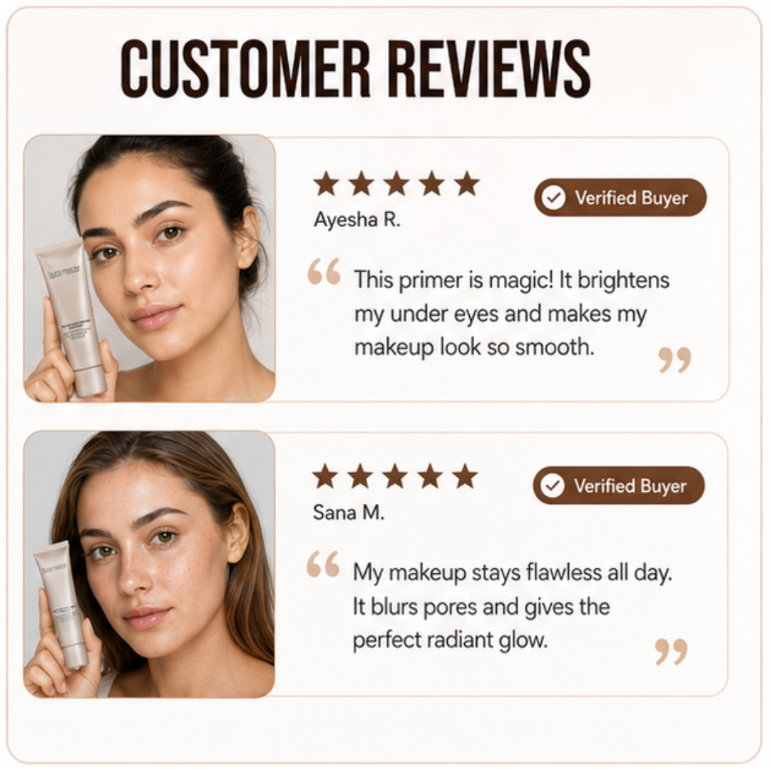 LAURA MERCIER Foundation Primer Radiance – Flawless Base, Radiant Finish – Instant Radiance, Smoothes & Blurs, Refines Pores & Fine Lines – Perfect Base All Day
