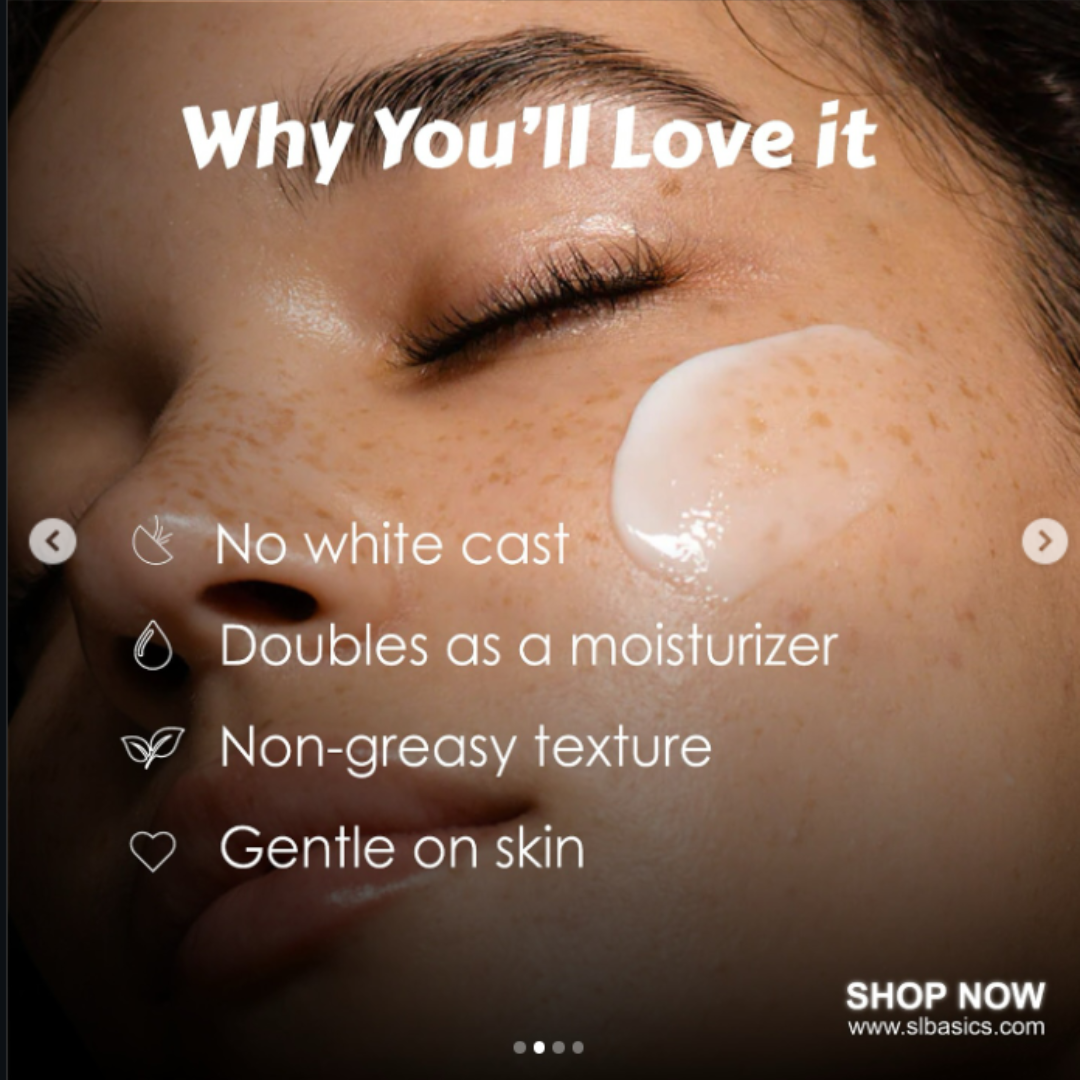 SL basics Sun & Glow Trio Deal | Sunblock + BB cream + Morich moisturizer | Flawless & Even Skin Tone