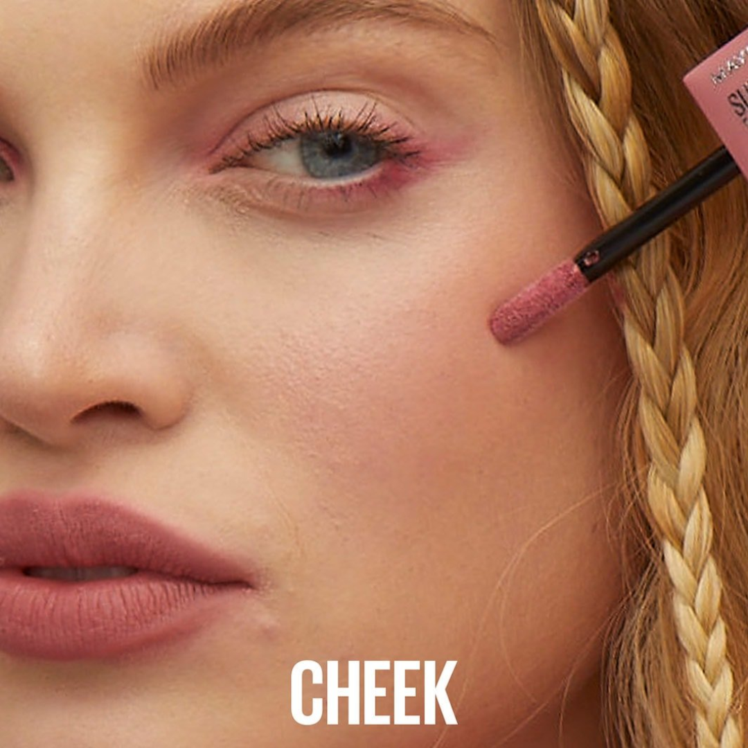 Maybelline Super Stay Teddy Lip Tint - Super long-lasting, waterproof & lightweight (Pack of 3)