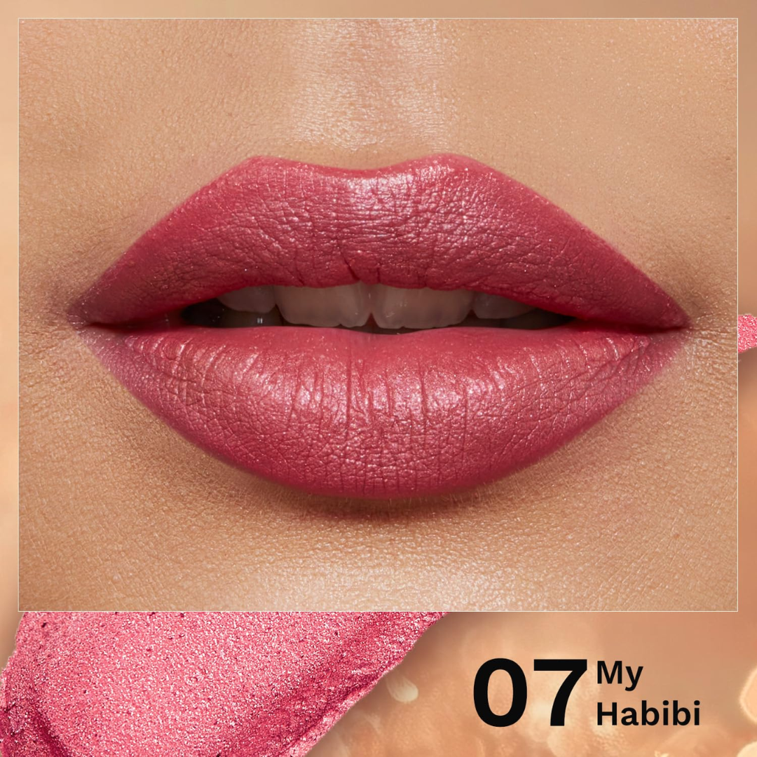 Pilgrim Glitter Lipstick – The Dubai Collection | High-Impact Sparkle, Frosted Shimmer & Non-Drying Luxury Lipstick