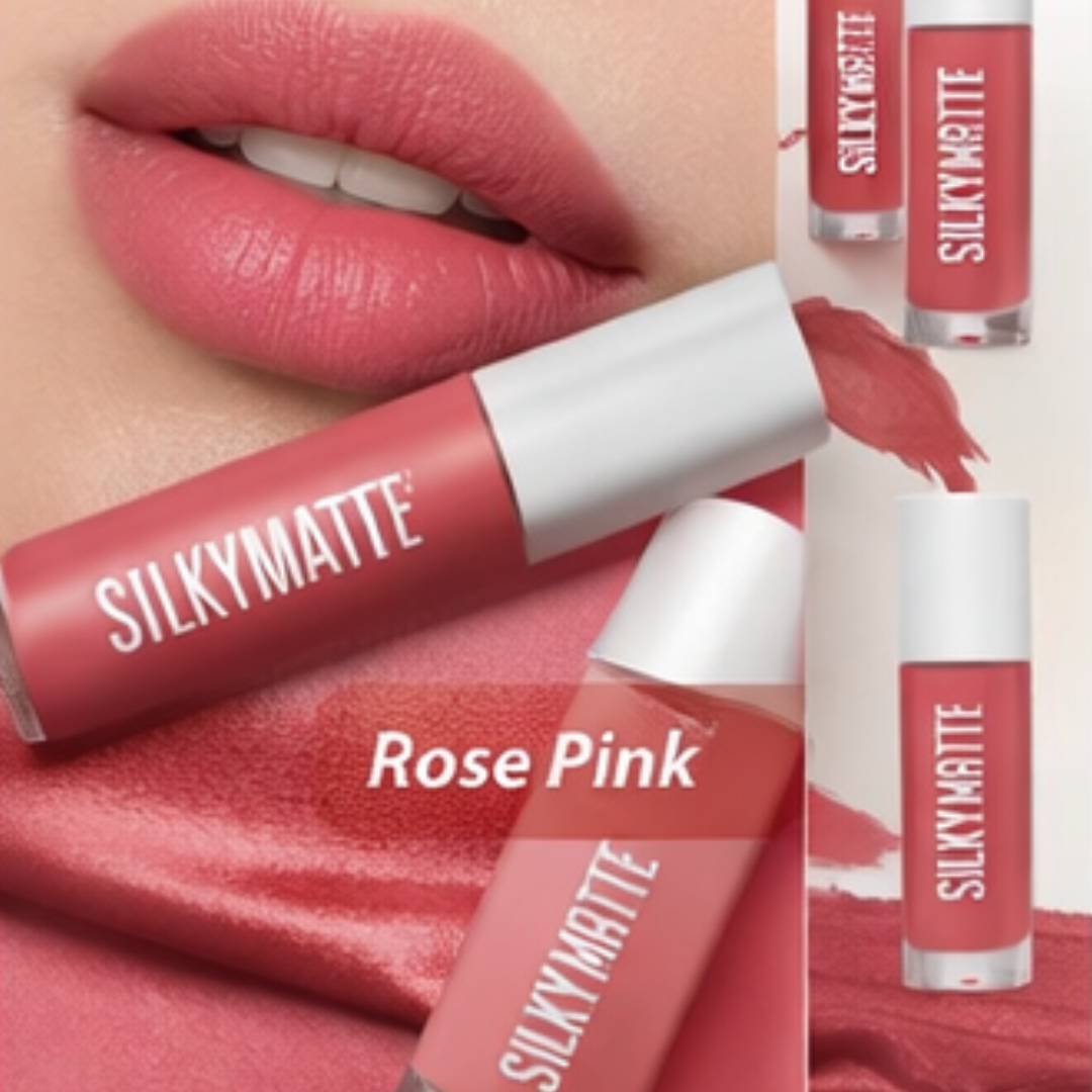 SilkyWhite Silky Matte Lipstick Trio Set | Pack of 3 Liquid Matte Lipsticks | Waterproof & Long Lasting