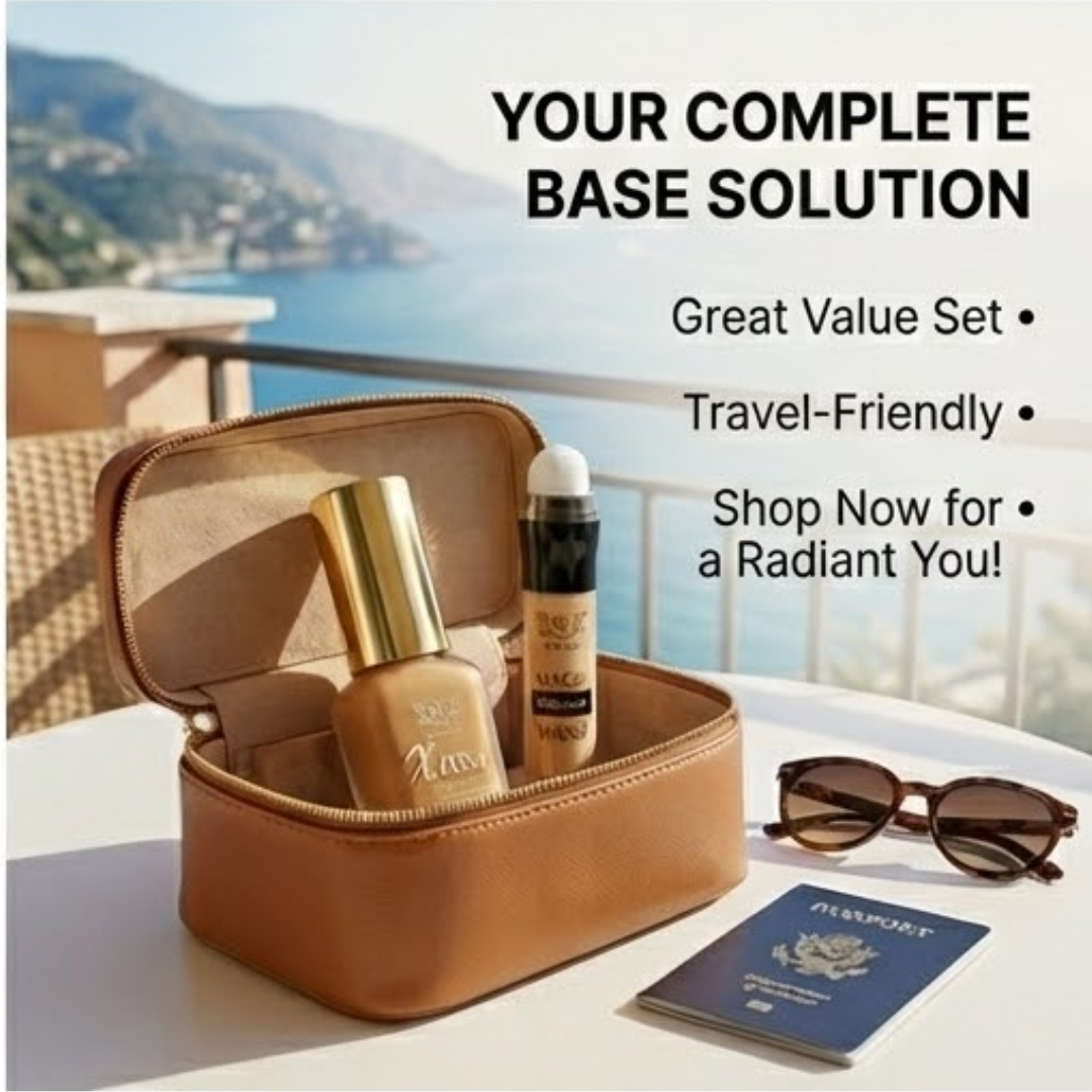 Flawless Base Bundle SL Basics Xpose Foundation + Magic Concealing Wand + FREE Beauty Blender