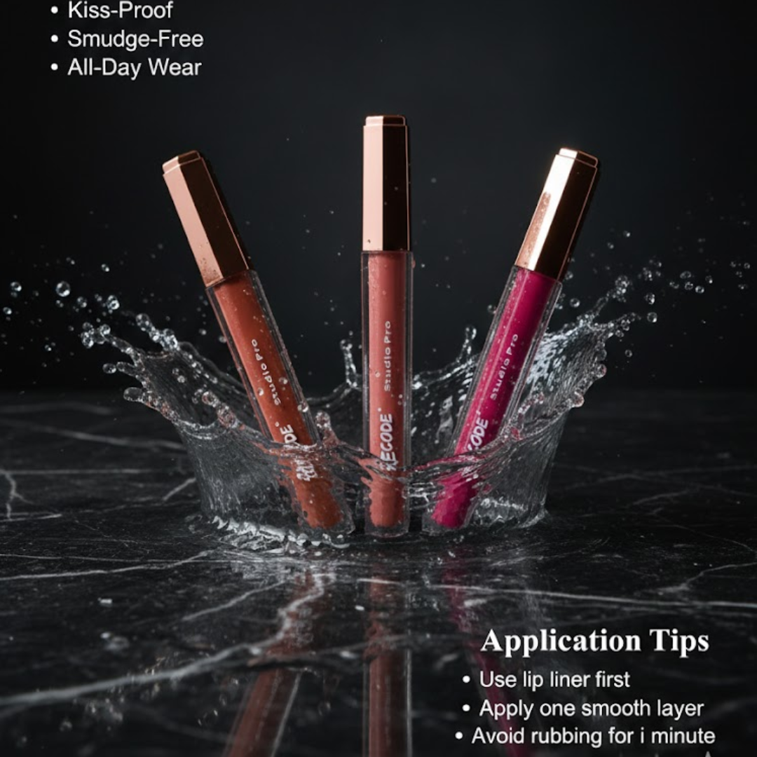 RECODE Mini Matte Collection Set | 10 Luxe Mini Matte Liquid Lipsticks | Waterproof & Long Lasting