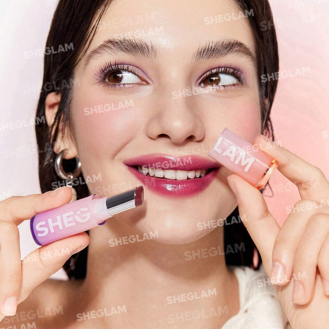 SHEGLAM Mirror Kiss High-Shine Lipstick Combo | Pack of 3 | Buildable Glossy Color + Skin-Friendly Oils