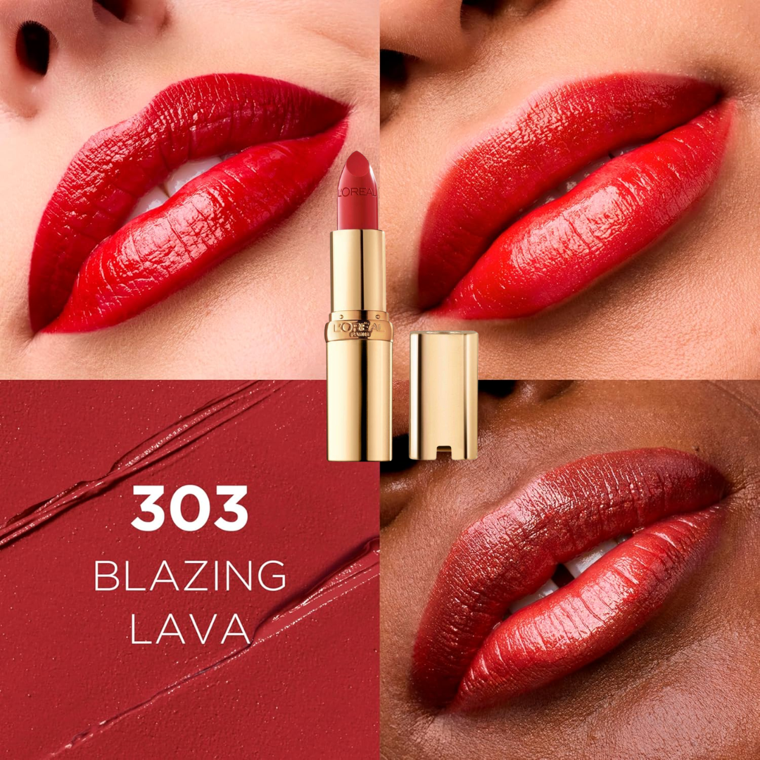 L'Oréal Color Riche Satin Lipstick | Infused with Omega 3, Vitamin E & Argan Oil, Luxurious Satin Finish