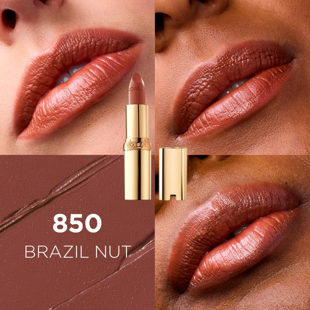 L'Oréal Color Riche Satin Lipstick | Infused with Omega 3, Vitamin E & Argan Oil, Luxurious Satin Finish