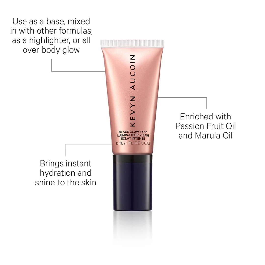 KEVYN AUCOIN Glass Glow Face & Body Gloss | Multi-Use Luminous Highlighter