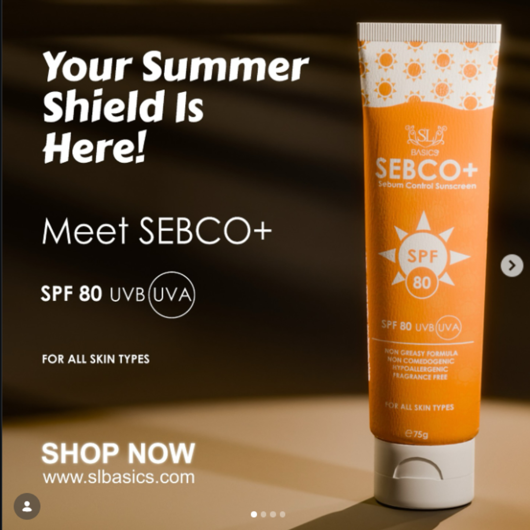 SL basics Sun & Glow Trio | Sunscreen SPF 80 + Moisturizer + BB Block | Best for all Skin types