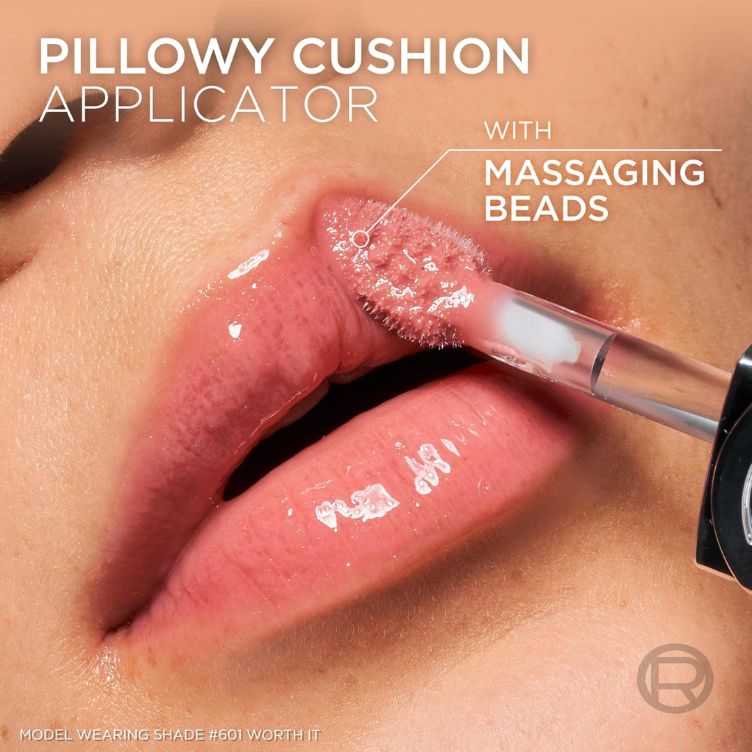 L'Oréal Paris Plump Ambition Hyaluron Lip Oil Trio | Plumping, Hydrating & High-Shine Lip Gloss Set