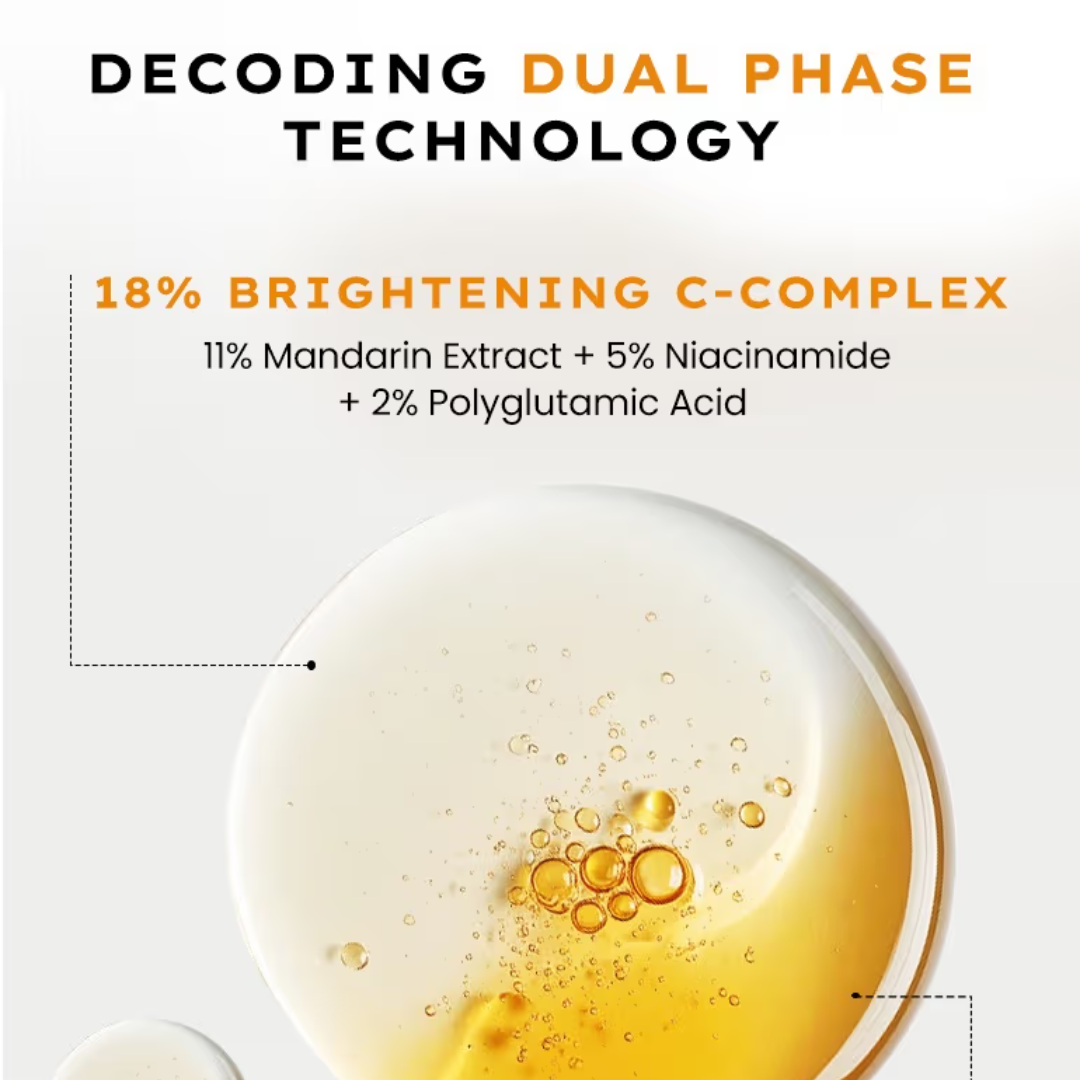 HYPHEN Double Shot Radiance-Lift Serum | Dual Phase Brightening + Collagen Booster | Reduces Fine Lines & Wrinkles