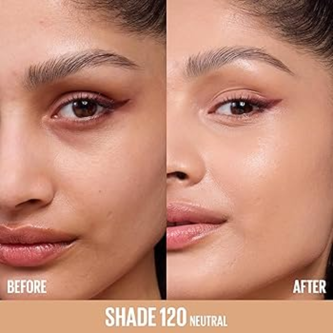 Maybelline Plump & Glow Foundation | 2% Niacinamide + Hyaluronic Acid, SPF 15, Dewy Finish & Instant Plumping Coverage