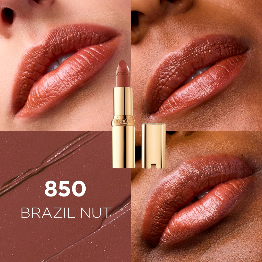 L'Oréal Color Riche Satin Lipstick | Infused with Omega 3, Vitamin E & Argan Oil, Luxurious Satin Finish