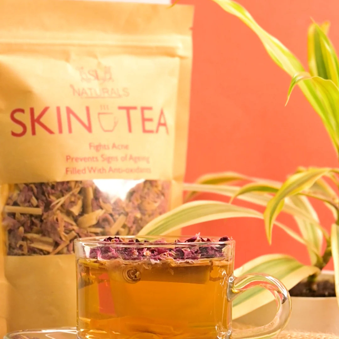 SL basics Natural Skin Tea | Balance Harmones &. Reduce Ance, pigmentation & bright complexion | Best for all Skin problems