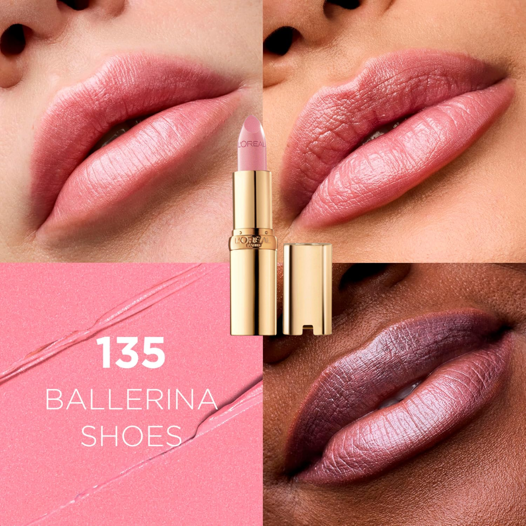 L'Oréal Color Riche Satin Lipstick | Infused with Omega 3, Vitamin E & Argan Oil, Luxurious Satin Finish