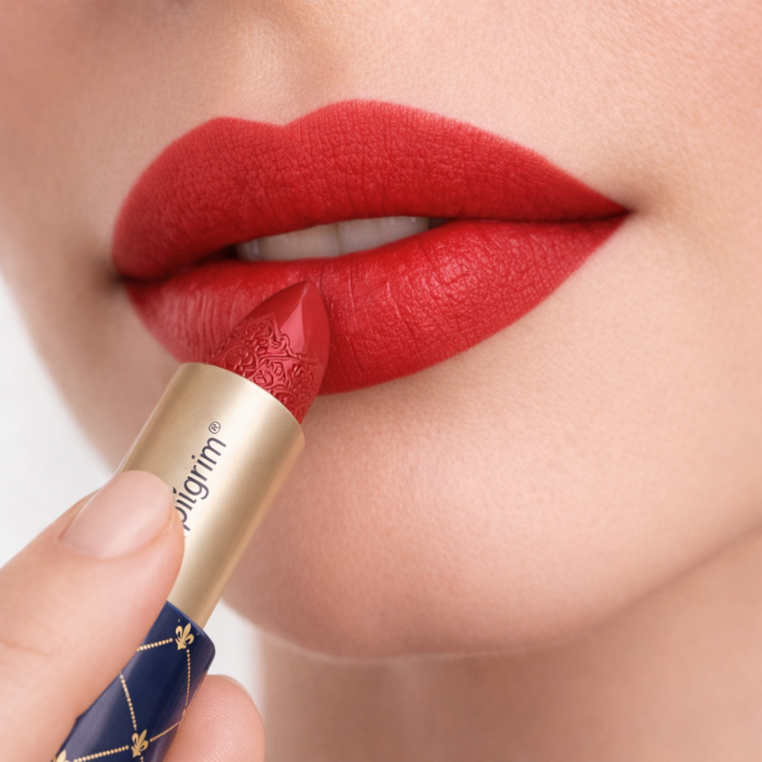 Pilgrim French Collection Matte Bullet Lipstick – High-Impact Comfort Matte | Rich Pigmentation