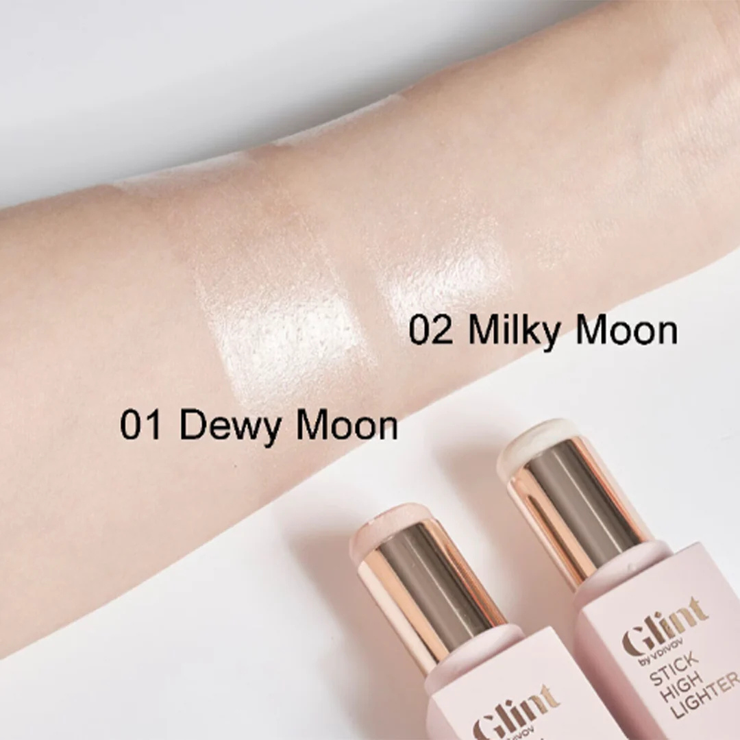 Glint Stick Highlighter | Dewy, Wet-Look Glow Stick | Glitter-Free, Lightweight, Multi-Use