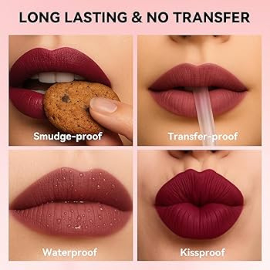 Kashe's Luxury Lipstick Collection | Rich Pigment, Smooth Hydration, Long-Lasting Wear