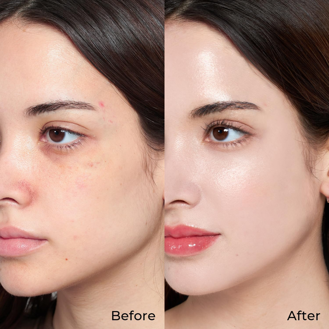 LoveEarth 24k Gold Glass Skin Facial Serum | Blurring pores + deeply hydrate |  Perfect for Flawless makeup base
