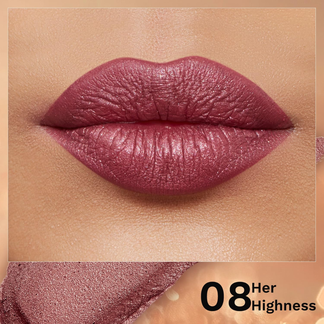 Pilgrim Glitter Lipstick – The Dubai Collection | High-Impact Sparkle, Frosted Shimmer & Non-Drying Luxury Lipstick