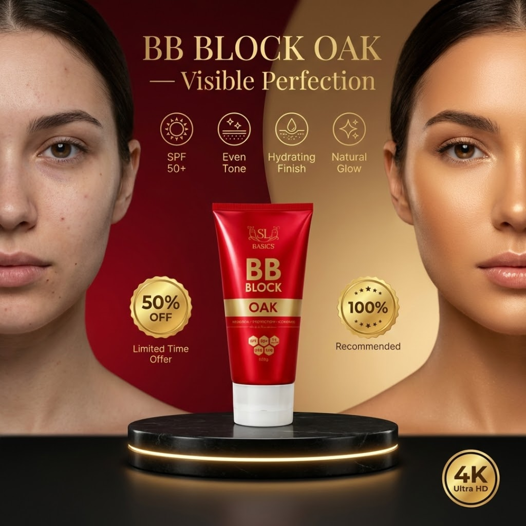 SL basics Sun & Glow Trio | Sunscreen SPF 80 + Moisturizer + BB Block | Best for all Skin types