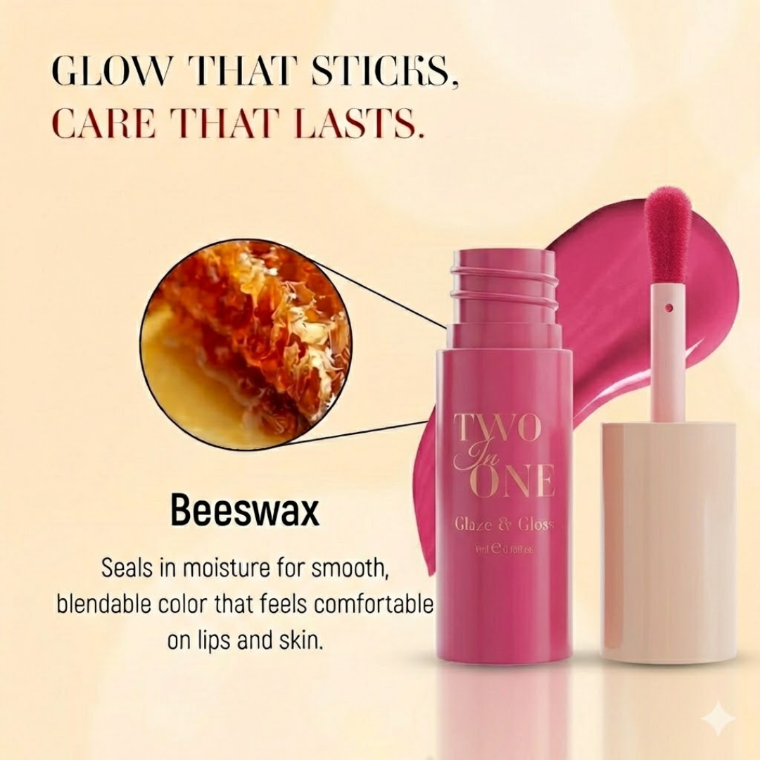Glaze & Gloss 2-in-1 Lip duo deal | Matte 2-in-1 lip liner + High Shine Gloss | Long-lasting & waterproof