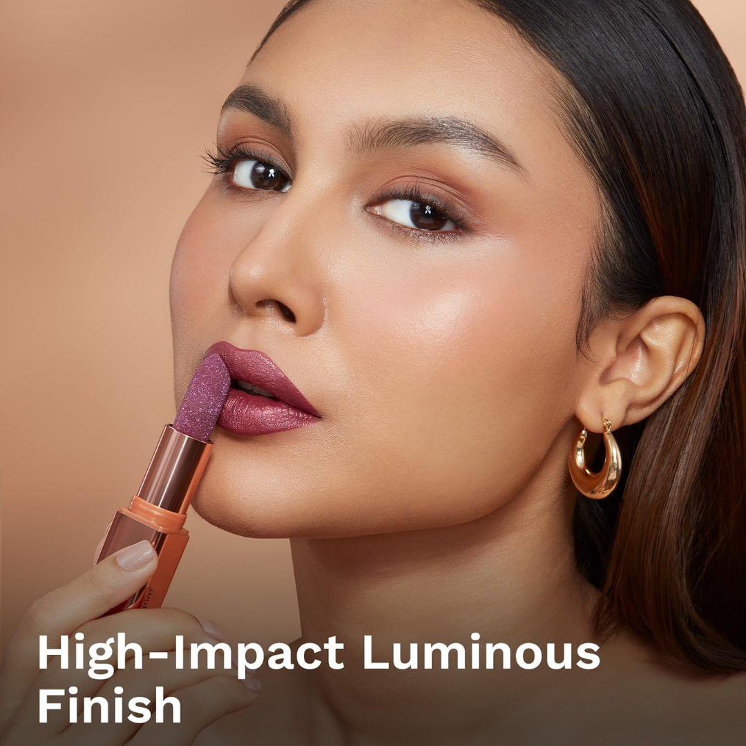 Pilgrim Glitter Lipstick – The Dubai Collection | High-Impact Sparkle, Frosted Shimmer & Non-Drying Luxury Lipstick