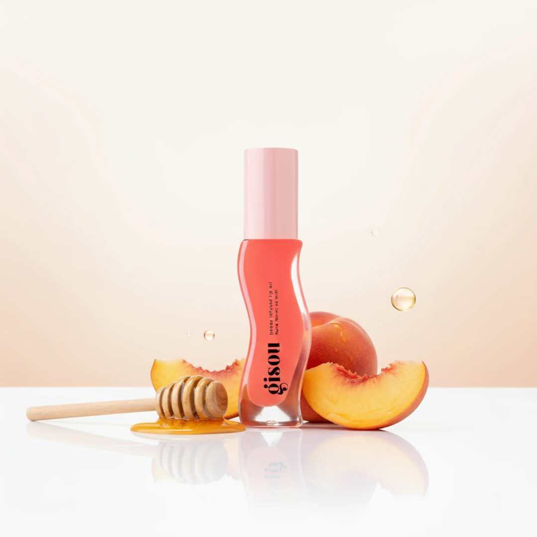 Gisou Honey Infused Lip Oil Trio | Honey-Infused Hydration, Glassy Shine, Non-Sticky Plumping Glow (Pack of 3)