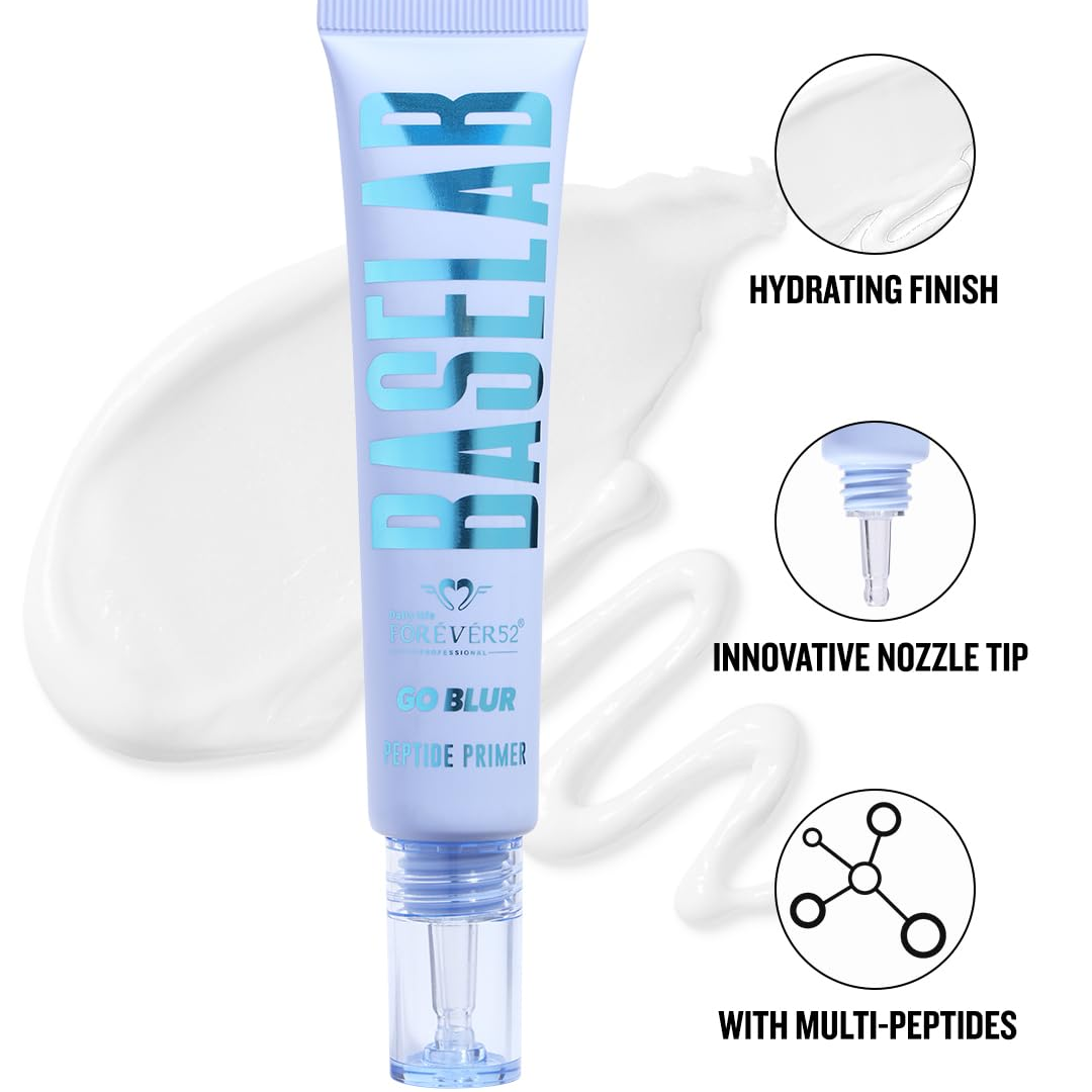 BASELAB PRO GO BLUR PEPTIDE PRIMER | Pore-Blurring, Matte Finish & Hydrating Primer with Peptides + Hyaluronic Acid