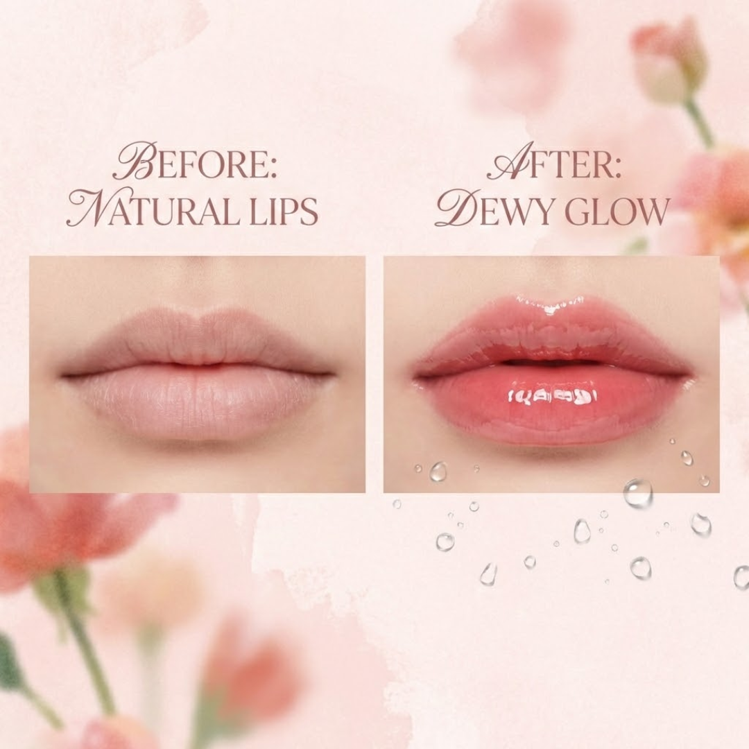 MCNY Dewy Water Glow Lip Tint – Hydrating, Long-Lasting & Crystal Glossy Finish
