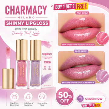 Charmacy Milano Shinny Lipgloss – High Shine, Hydrating & Non-Sticky