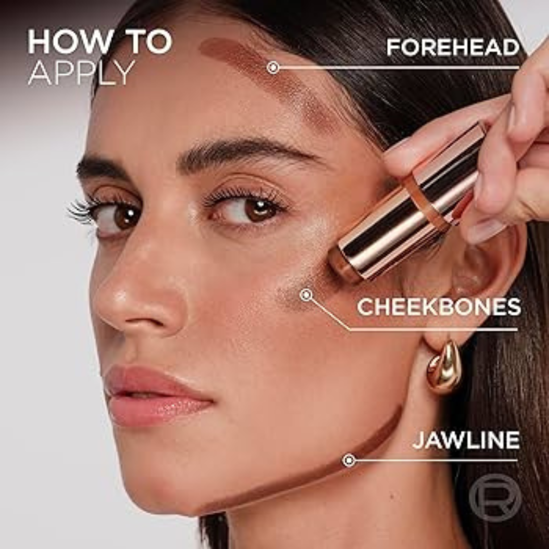 L'Oréal Lumi Bronze Le Stick Soleil Bronzer Stick | Cream-to-Powder Bronzer for Sun-Kissed Glow & Effortless Sculpting