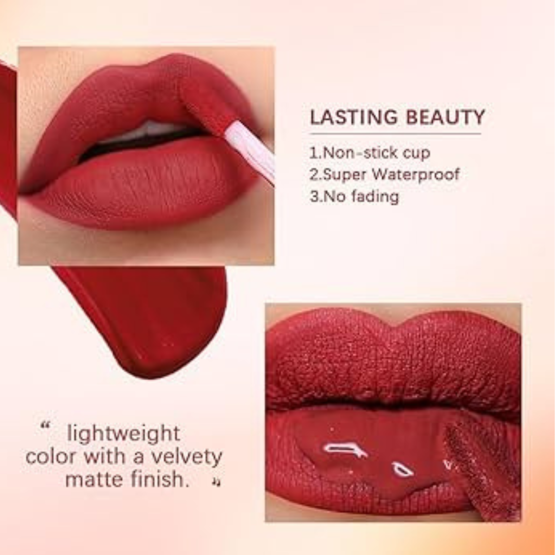 SilkyWhite Silky Matte Lipstick Trio Set | Pack of 3 Liquid Matte Lipsticks | Waterproof & Long Lasting