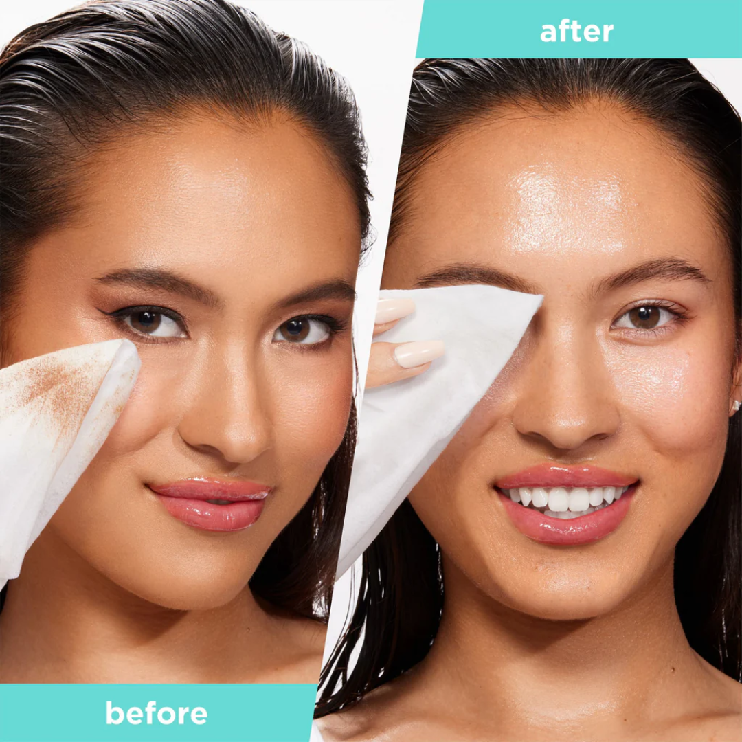 Deep Clean & Hydrating Trio Deal | include Makeup removing Wipes + Face Scrub + Clay mask | Clean & brighten Skin tone