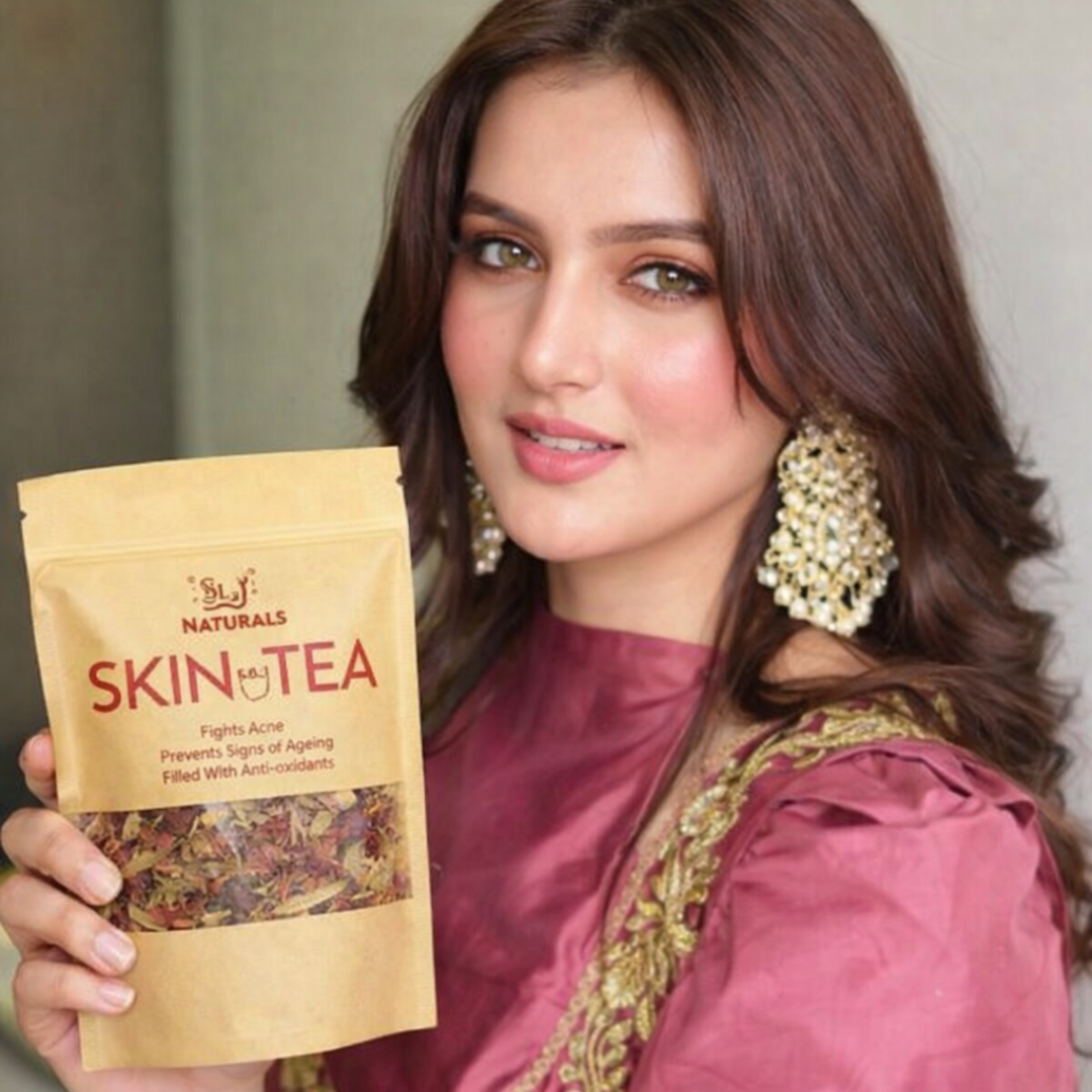 SL basics Natural Skin Tea | Balance Harmones &. Reduce Ance, pigmentation & bright complexion | Best for all Skin problems
