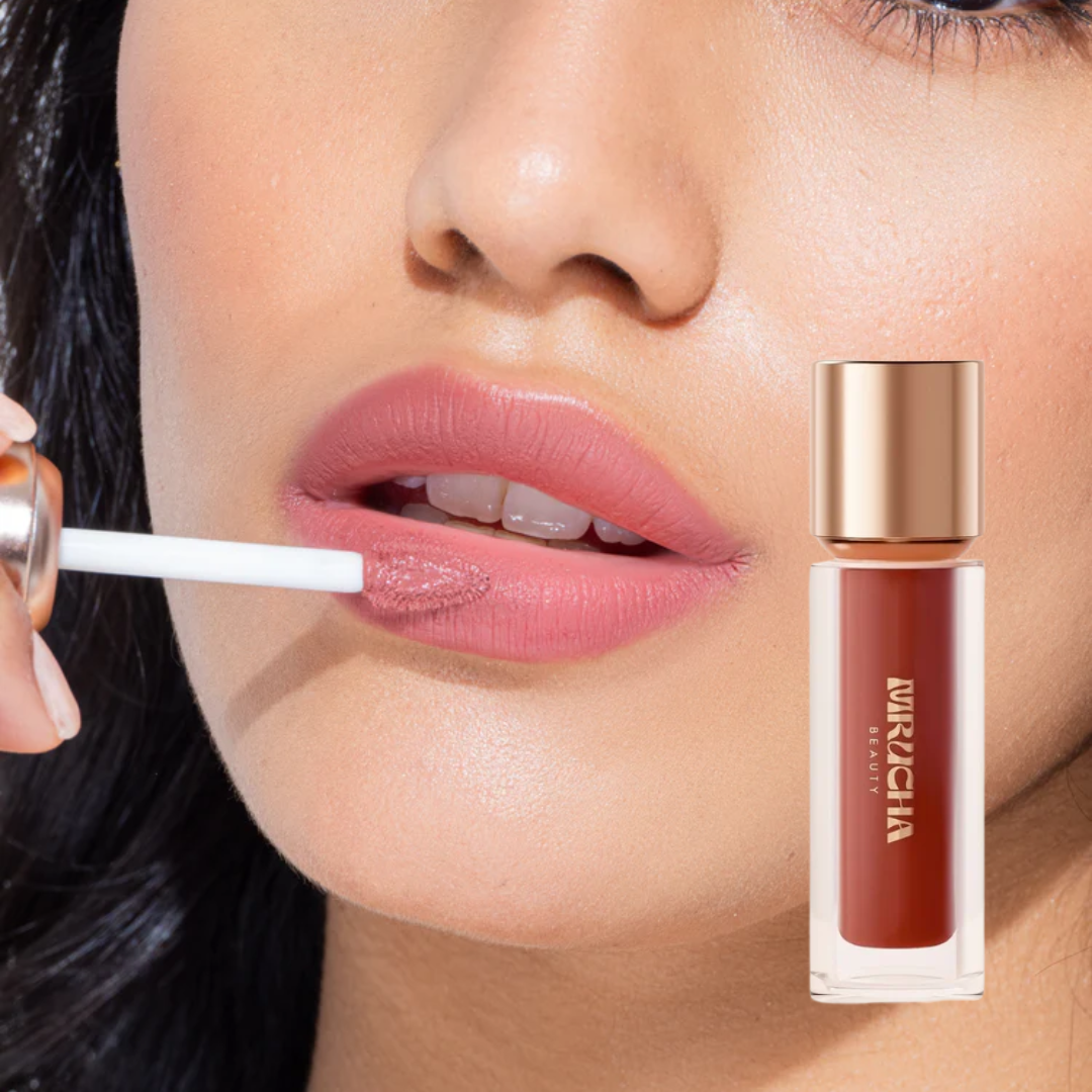MRUCHA Beauty Complete Lip Kit | Lip Marker + Matte Lip Gloss + Glossy Lip Gloss | Smudge-Proof, Long-Lasting, High-Shine