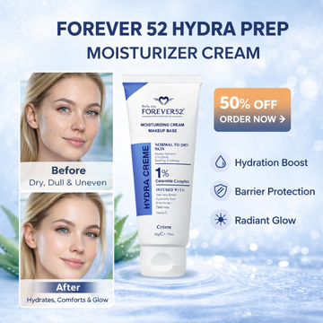 Forever52 Hydra Prep Primer Cum Moisturizer | Deep hydration, Glow & Minimize Pores For Flawless makeup base | Best for all Skin types