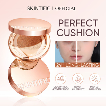 Skintific Cushion Foundation - Flawless, Long-lasting & Waterproof Base