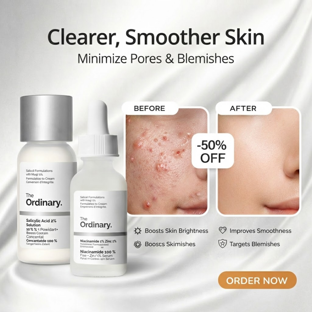 Clear Breakouts in 1 Hour | The Ordinary Powder-to-Cream + Ordinary Niacinamide Serum | Fastest Solution to reduce Acne, Spots & Redness