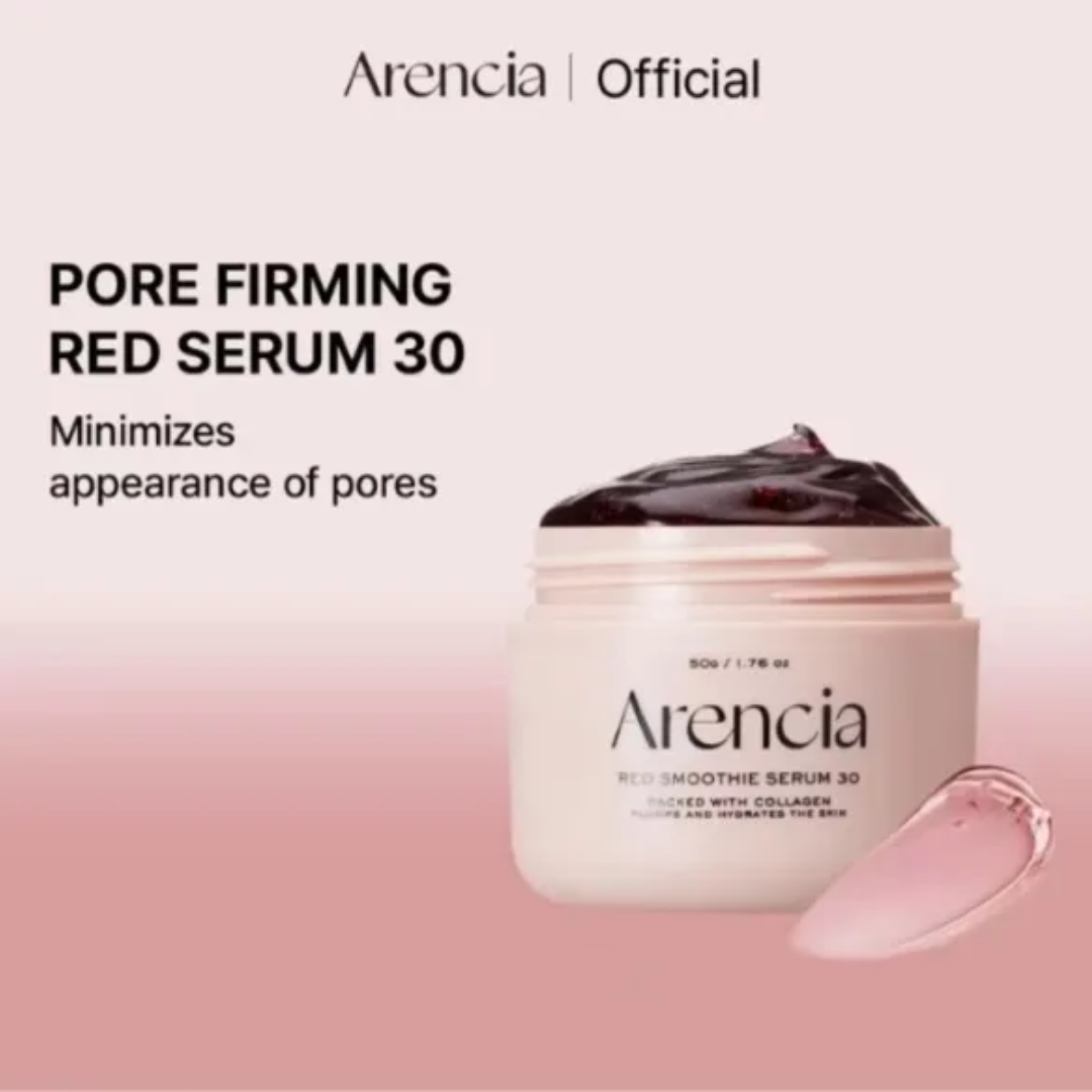 Arencia Fresh Red Glow Booster Serum - Even, Bright & Glass Skin
