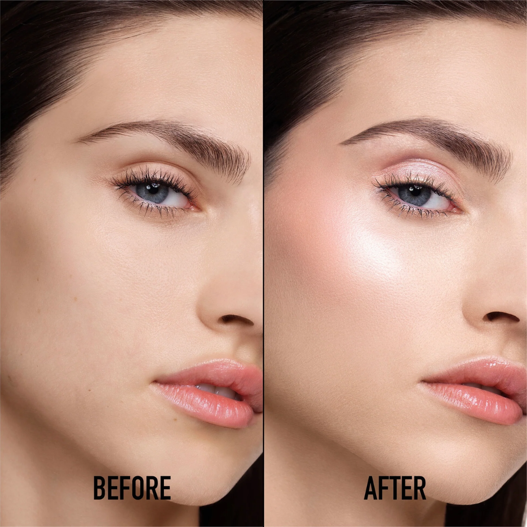 Veronni 3D Rose Blush & Highlighter Palette | Realistic Rose Petal Design with Real Rose Fragrance | Multi-Use Cheek & Eye Color