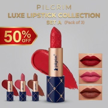 Pilgrim French Collection Matte Bullet Lipstick – High-Impact Comfort Matte | Rich Pigmentation