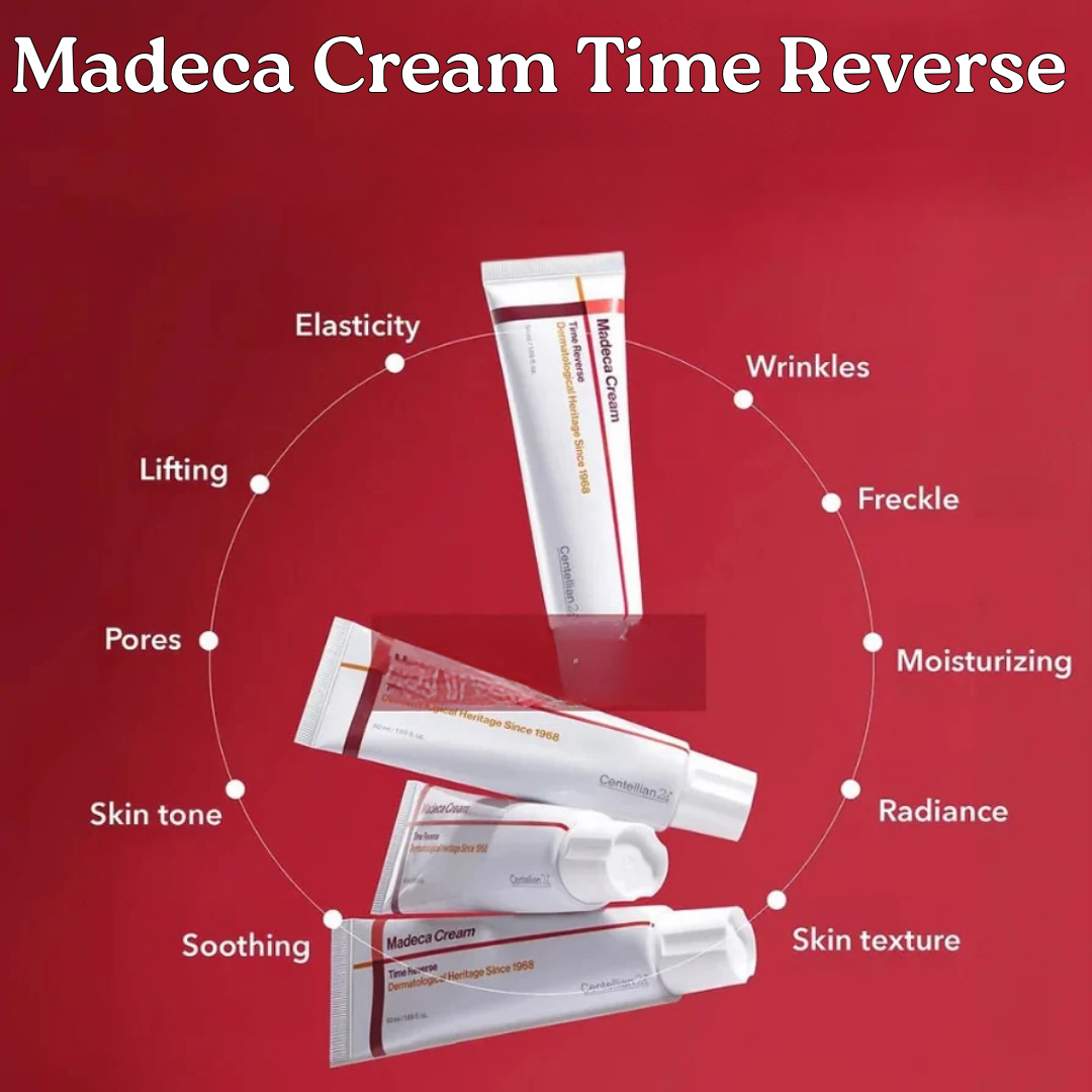 Madeca Cream Time Reverse | Blemish, Wrinkle & Dark Spot Repair | Imported from Korea