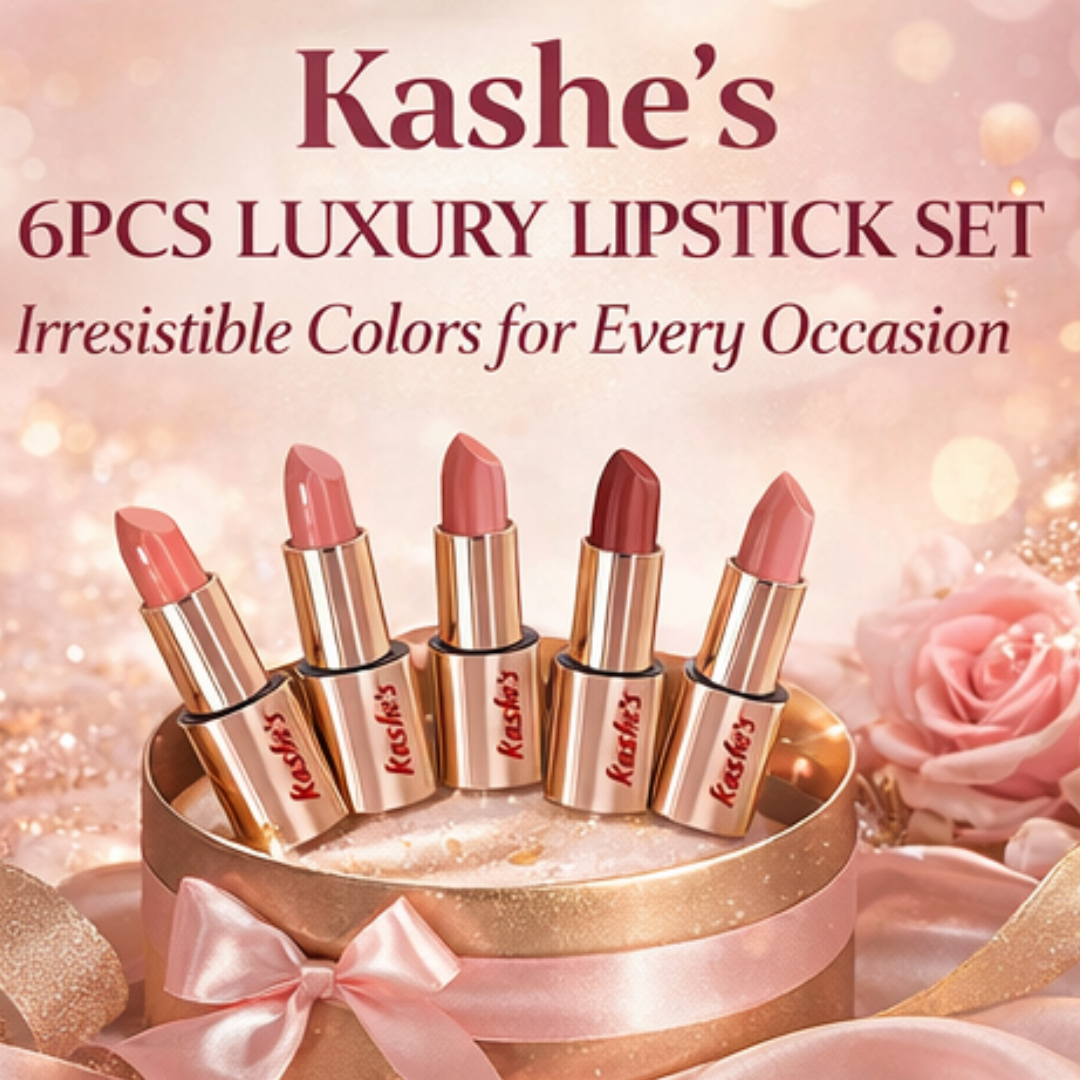 Kashe's Luxury Lipstick Collection | Rich Pigment, Smooth Hydration, Long-Lasting Wear