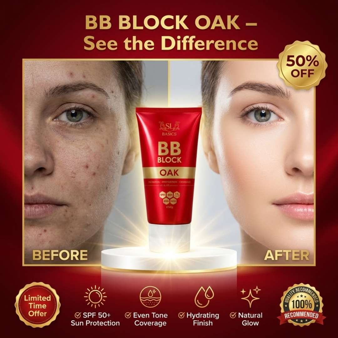 SL basics Sun & Glow Trio Deal | Sunblock + BB cream + Morich moisturizer | Flawless & Even Skin Tone