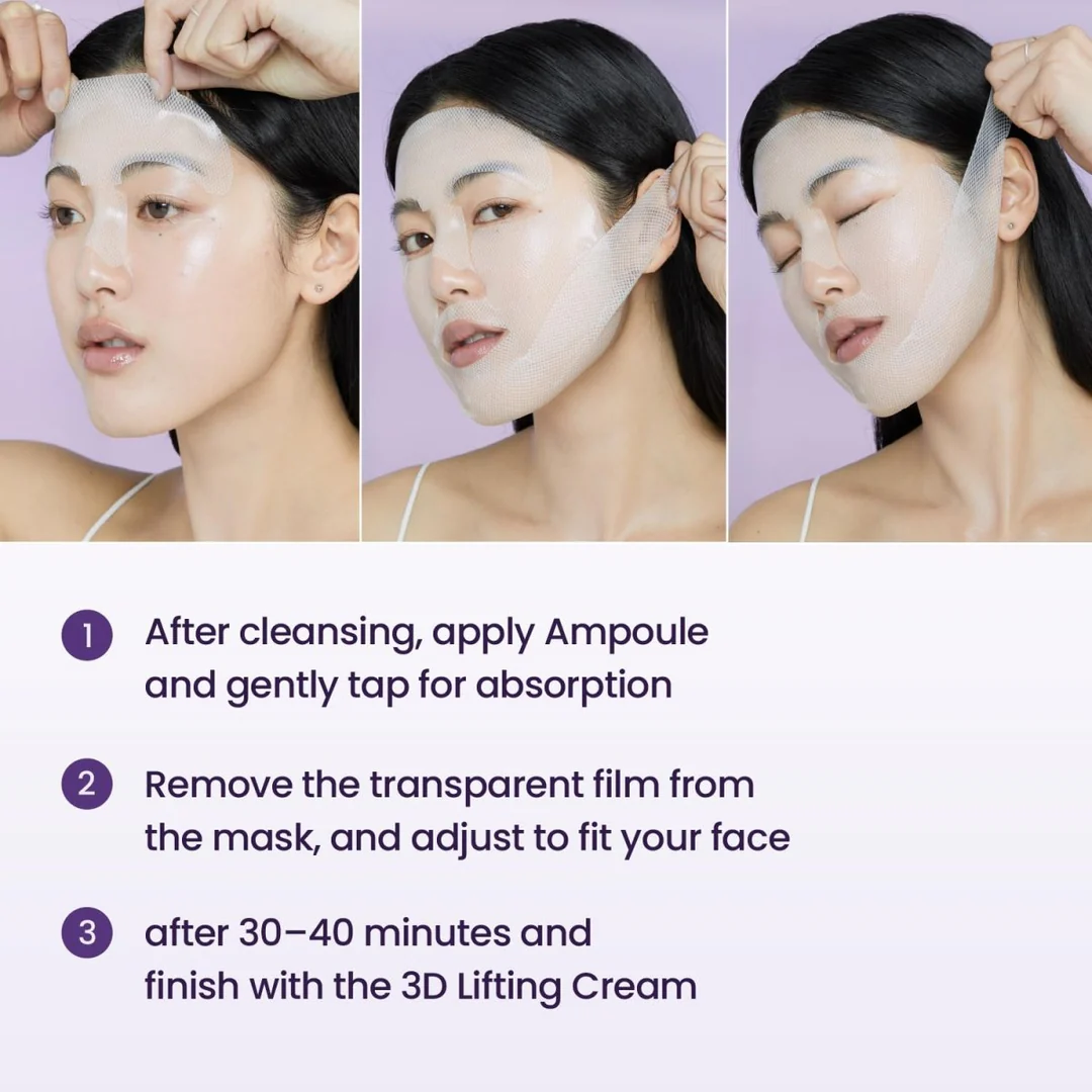 3D Lifting Full Face Tension Gel Mask | Instant Face Lifting Mask with High-Elastic Thread Technology | Sculpts, Lifts, Firms in 30 Minutes