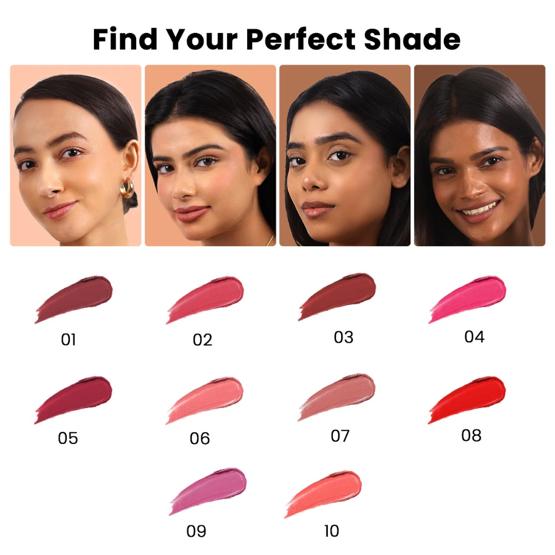 RECODE Mini Matte Collection Set | 10 Luxe Mini Matte Liquid Lipsticks | Waterproof & Long Lasting