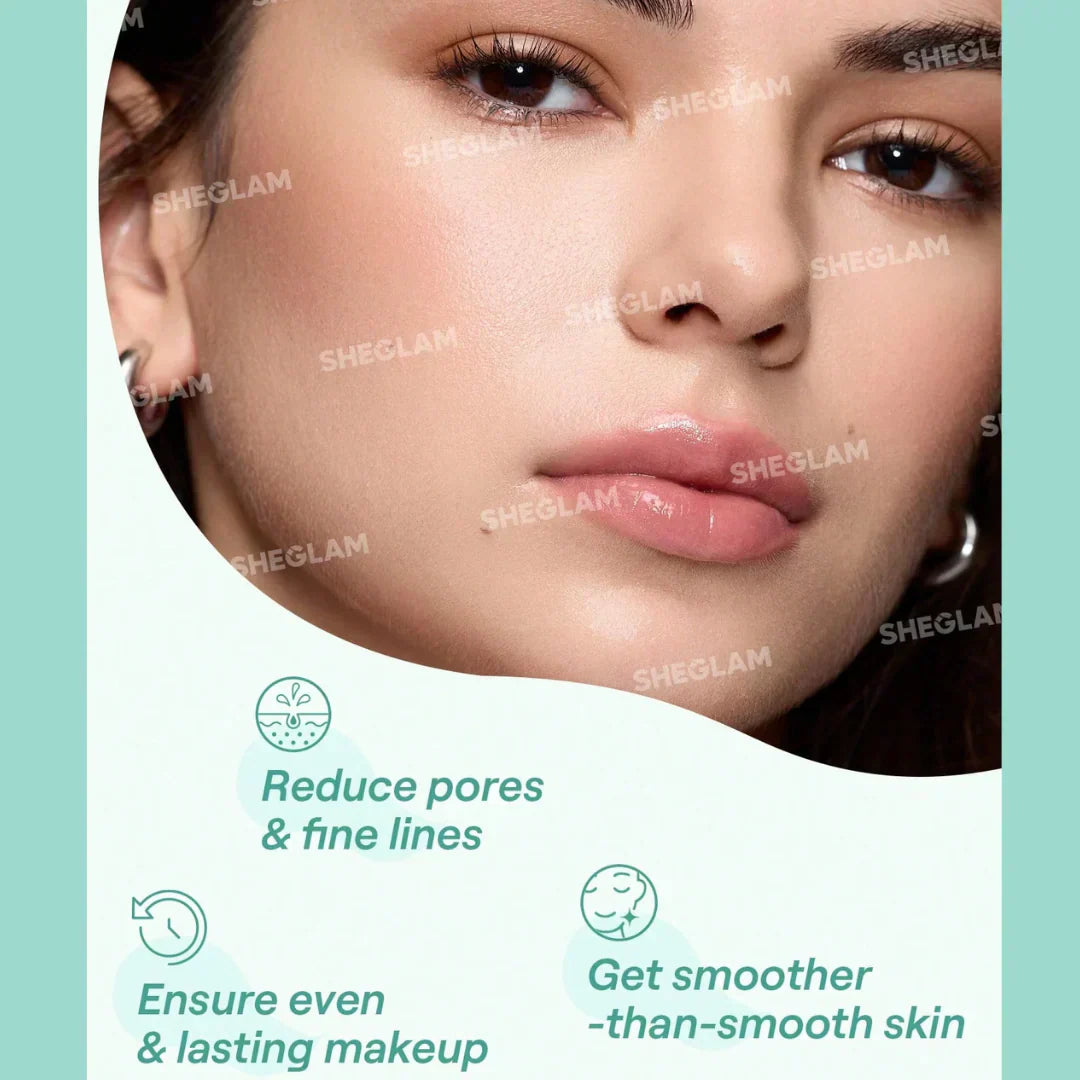 SheGlam No Pore Primer - Instant No Pore Result with Filter Look Makeup Finish