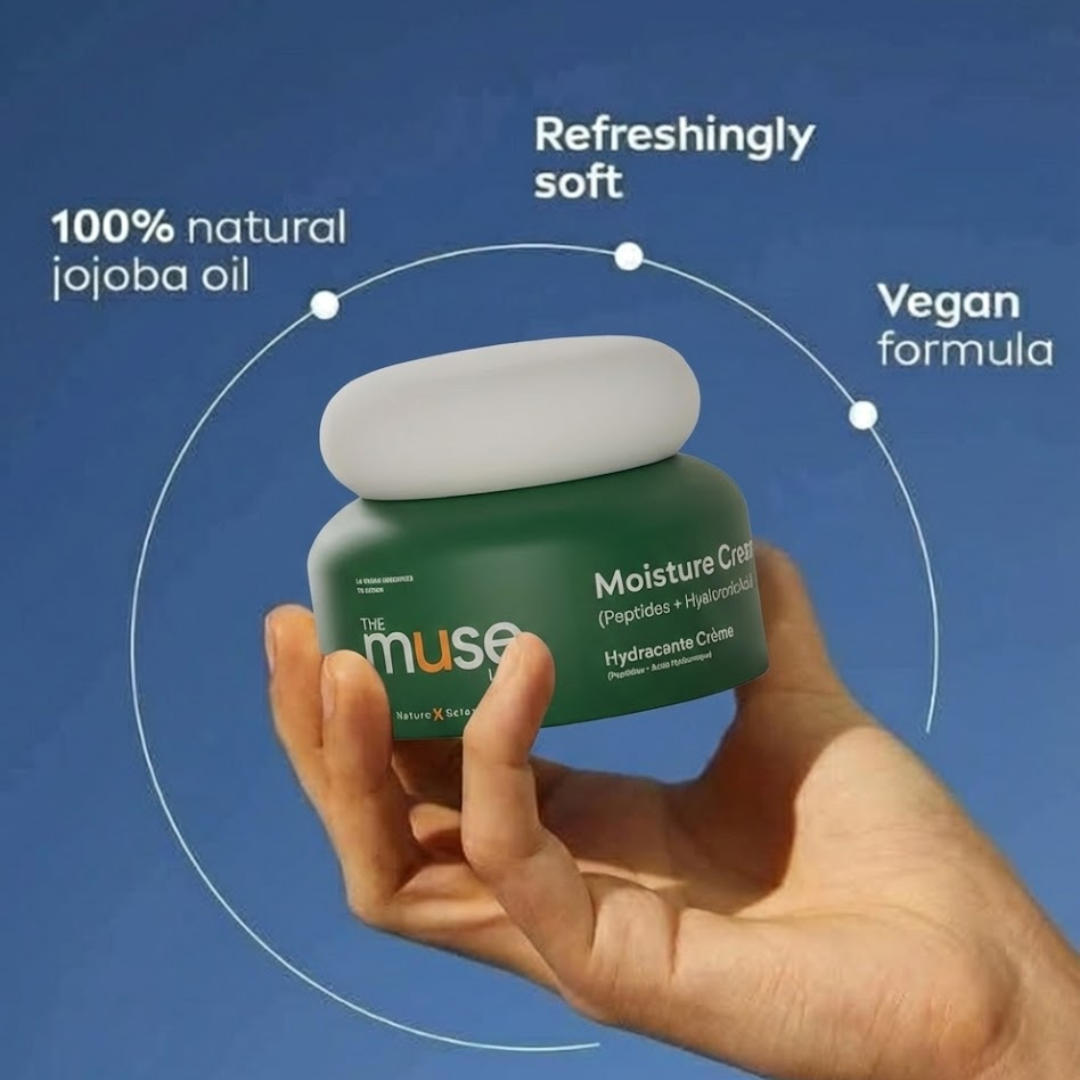 SL BB Cream and Muse Lab Peptide Cream – Hydrating, High-Coverage & Non-Cakey Finish