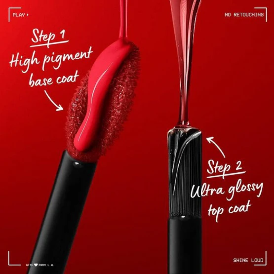 NYX Professional Makeup Shine Loud High-Shine Lip Color Trio | 16H Loud Shine, Zero Transfer, Vegan Formula